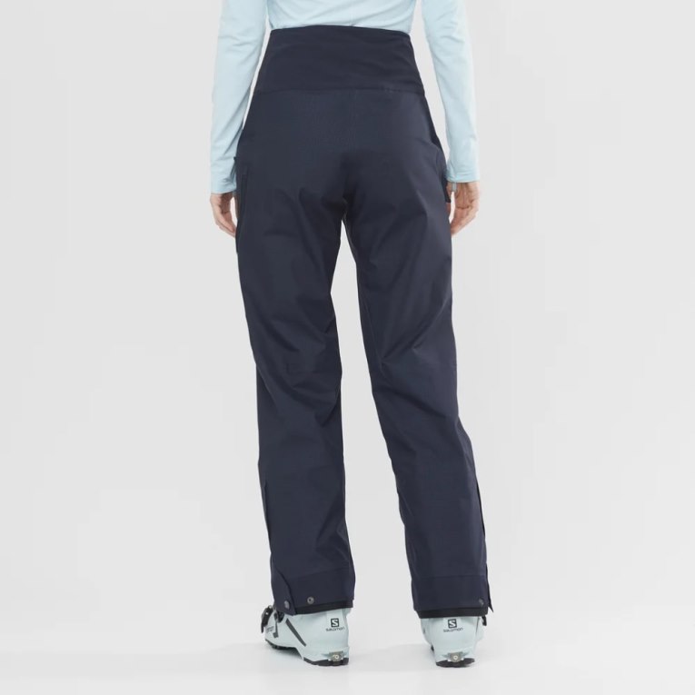 Navy Salomon Outpeak GTX 3L Women's Ski Pants | IE FD3149